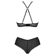 Passion Eco Kerria - csipke bikini szett (fekete)