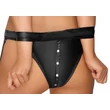 Cottelli Bondage - fényes melltartó szett bilincsekkel (fekete)
