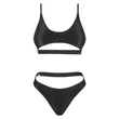 Obsessive Miamelle - pántos sportos bikini (fekete)