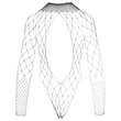 NO:XQSE - hosszúujjú, hálós necc body (fekete, S-L)