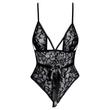 Kissable - csipke body masnival (fekete)