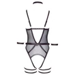 Cottelli Bondage - nyitott body és kar bilincs (fekete)