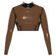 Late X áttetsző latex felső (áttetsző-fekete)