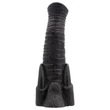 AnimHole Djumbo - elefánt ormány dildó - 18 cm (fekete)