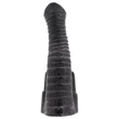 AnimHole Djumbo - elefánt ormány dildó - 18 cm (fekete)
