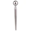 FukR - fém, gömbös dilátor - 8 cm (ezüst)
