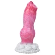 Animalorny Buldog - kutya pénisz dildó - 17 cm (pink)