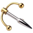 Urethralplay - horgonyos fém dilátor - 4,5 cm (ezüst)