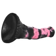 Bad Horse - szilikon ló pénisz dildó - 18 cm (fekete-pink)