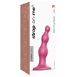 Strap-on-me Beads S - gyöngyös, tapadókorongos dildó (pink)