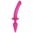 Strap-on-me Switch Semi-Realistic L - 2in1 szilikon dildó (pink)