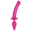 Strap-on-me Switch Semi-Realistic XXL - 2in1 dildó (pink)
