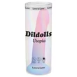 Dildolls Utopia - tapadókorongos szilikon dildó (színes)
