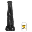 AnimHole Bear - medve pénisz dildó - 32 cm (fekete)