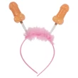 Péniszes fejpánt (pink-natúr)