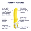 Satisfyer Yummy Sunshine - vízálló G-pont vibrátor (sárga)
