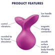Satisfyer Viva la Vulva 3 - csikló vibrátor (viola)