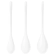 Satisfyer Yoni Power 1 - gésagolyó szett (fehér, 3 részes)