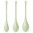 Satisfyer Yoni Power 2 - gésagolyó szett (zöld, 3 részes)