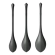 Satisfyer Yoni Power 2 - gésagolyó szett - fekete (3 részes)