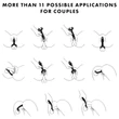 Satisfyer Endless Fun - akkus, vízálló párvibrátor (kék)