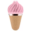 Satisfyer Sweet Treat - akkus, forgó csikló vibrátor (pink-barna)