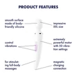 Satisfyer Wand-er Woman - vízálló masszírozó vibrátor (fehér)