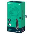Satisfyer Hot Passion - App-vezérelt melegítő análvibrátor (fekete)
