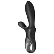Satisfyer Heat Climax+ - App-vezérelt melegítő análvibrátor (fekete)