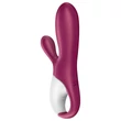 Satisfyer Hot Bunny – App-vezérelt melegítő csiklókaros vibrátor (piros)