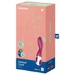 Satisfyer Heated Thrill - App-vezérelt melegítő vibrátor (piros)