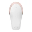 Satisfyer Double Love - okos, vízálló, rádiós párvibrátor (fehér)