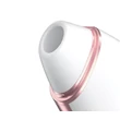 Satisfyer Love Triangle - App-vezérelt léghullámos csiklóizgató (fehér)