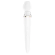 Satisfyer Double Wand-er - App-vezérelt masszírozó vibrátor (fehér)