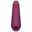Satisfyer Curvy 1+ - App-vezérelt léghullámos csiklóizgató (piros)