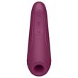 Satisfyer Curvy 1+ - okos, akkus léghullámos csiklóizgató (vörös)