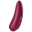 Satisfyer Curvy 1+ - App-vezérelt léghullámos csiklóizgató (piros)