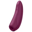 Satisfyer Curvy 1+ - App-vezérelt léghullámos csiklóizgató (piros)