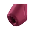 Satisfyer Curvy 1+ - App-vezérelt léghullámos csiklóizgató (piros)