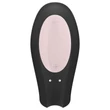 Satisfyer Double Joy - okos, akkus, vízálló párvibrátor (fekete)