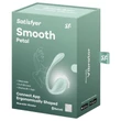 Satisfyer Smooth Petal - App-vezérelt vibrációs tojás (zöld)