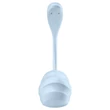 Satisfyer Smooth Petal - App-vezérelt vibrációs tojás (kék)