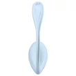 Satisfyer Smooth Petal - App-vezérelt vibrációs tojás (kék)