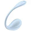 Satisfyer Smooth Petal - App-vezérelt vibrációs tojás (kék)