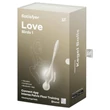 Satisfyer Love Birds 1 - App-vezérelt vibrációs gésagolyó (fehér)