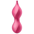 Satisfyer Love Birds 2 - App-vezérelt vibrációs gésagolyó (pink)