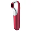 Satisfyer Dual Love - App-vezérelt csiklóvibrátor (piros)