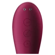 Satisfyer Dual Crush 2in1 csiklószívó + G-pont vibrátor (piros)