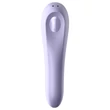 Satisfyer Dual Pleasure - App-vezérelt léghullámos 2in1 vibrátor (lila)
