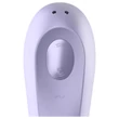 Satisfyer Dual Pleasure - App-vezérelt léghullámos 2in1 vibrátor (lila)
